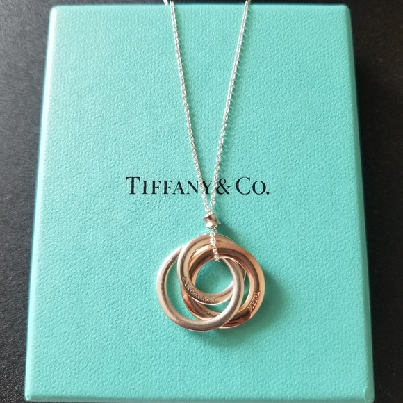 Tiffany & Co. Jewelry - Tiffany & Co. Rubedo Interlocking Circle Necklace